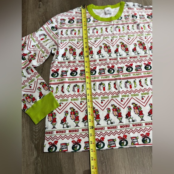 Grinch Hanna Andersson Adult Pajama Top Christmas Long Sleeve Shirt Size XXL - Picture 6 of 16